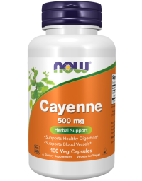 Now Foods Cayenne 500 mg100  Veg Capsules