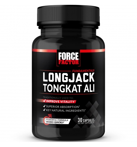 Force Factor Longjack Tongkat Ali 500mg - 30 Capsules