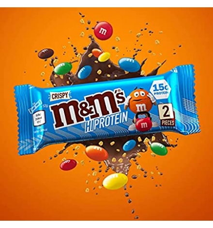 Mars M&M's Crispy High Protein Bar 52g Mars M&M's Crispy High Protein Bar 52g