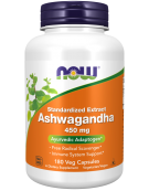 Now Foods Ashwagandha 450mg 180veg caps