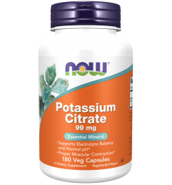 Now Foods Potassium Citrate 99 mg 180Veg Capsules