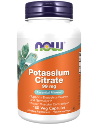 Now Foods Potassium Citrate 99 mg 180Veg Capsules