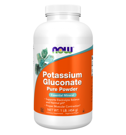 Now Foods Potassium Gluconate Powder 454g