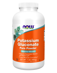 Now Foods Potassium Gluconate Powder 454g