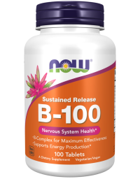 Now Foods Vitamin B-100 Sustained Release 100 Tabs