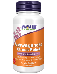 Now Foods Ashwagandha Stress Relief 60 Veg Capsules