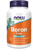 Now Foods Boron 3 mg - 250 Veg Capsules
