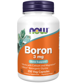 Now Foods Boron 3 mg - 250 Veg Capsules