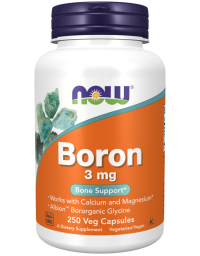 Now Foods Boron 3 mg - 250 Veg Capsules