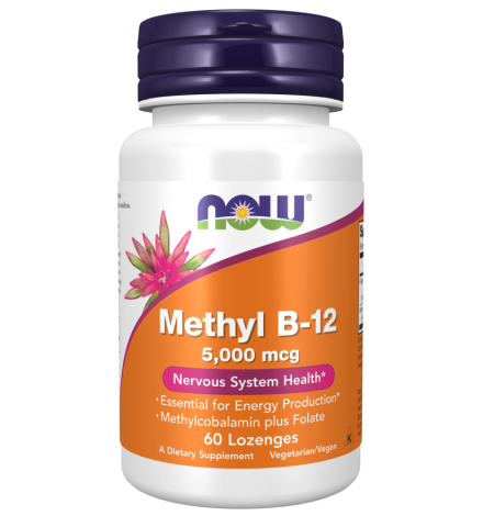 Now Foods Methyl B-12 500mcg 60 Lozenges