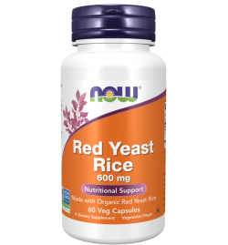 Now Foods Red Yeast Rice 600mg - 60VCaps