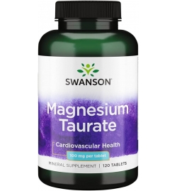 Swanson Magnesium Taurate 100mg - 120 Tablets