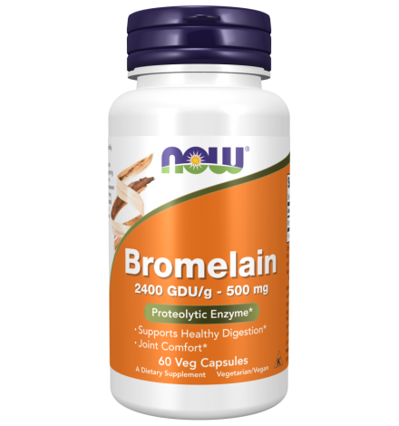 Now Foods Bromelain 500 mg - 60 Veg Capsules