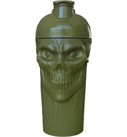 JNX Sports The Curse! Skull Shaker 700ml Military Green