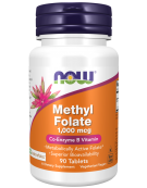 Now Foods Methyl Folate 1,000 mcg -90 Tablets