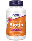 Now Foods Biotin 10mg (10,000 mcg) Extra Strenght - 120VCaps