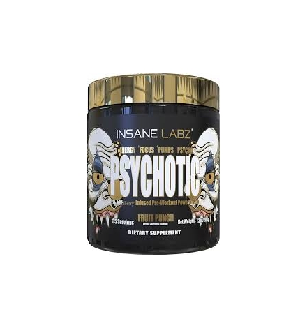 Insane Labz Psychotic Gold Pre-Wokrout 35 Serv. Insane Labz Psychotic Gold Pre-Wokrout 35 Serv.