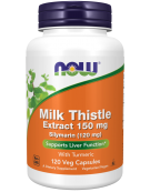 Now Foods Milk Thistle Extract 150 mg Silymarin (120 mg) - 120VCaps