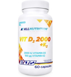 AllNutrition Vitamin D3 + K2 60 Capsules