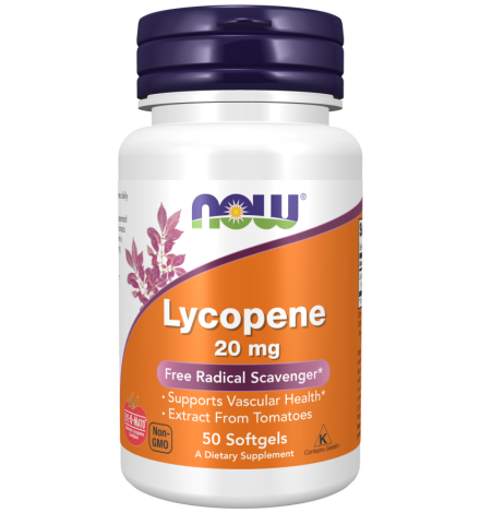 Now Foods Lycopene 20mg - 50Softgels Now Foods Lycopene 20mg - 50Softgels