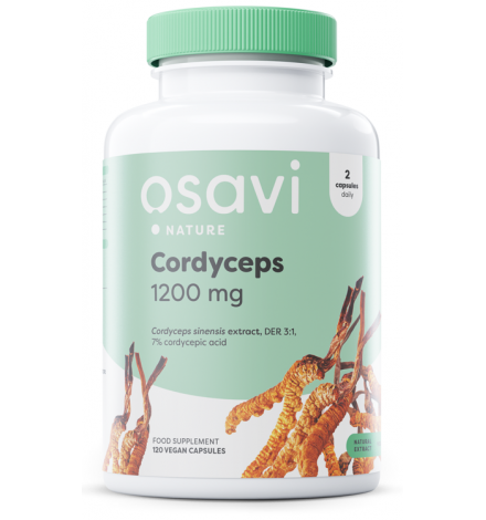Osavi Cordyceps 1200mg - 120 Vegan Capsules Osavi Cordyceps 1200mg - 120 Vegan Capsules
