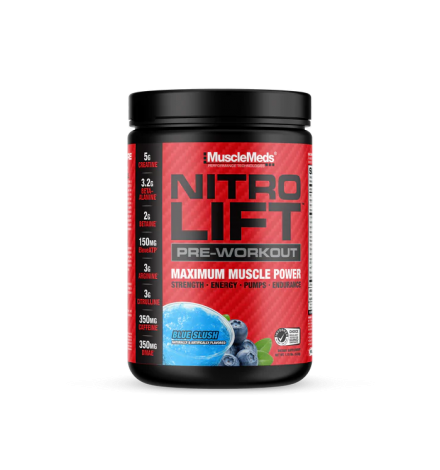MuscleMeds Nitro Lift Pre-Workout 550g MuscleMeds Nitro Lift Pre-Workout 550g