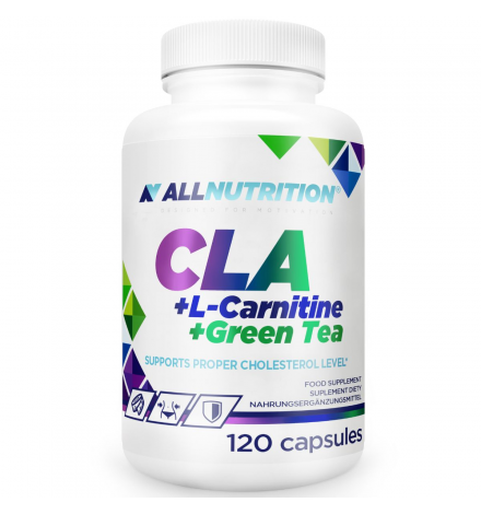 AllNutrition CLA + L-Carnitine + Green Tea 120Caps AllNutrition CLA + L-Carnitine + Green Tea 120Caps
