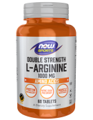 Now Sports L-Arginine 1000mg Double Strength - 60 Tablets
