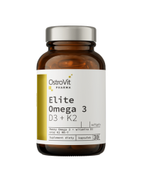 OstroVit Pharma Elite Omega 3, D3 + K2 - 30 Capsules