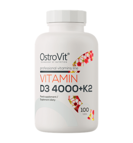 OstroVit Vitamin D3 + K2 - 100Tablets OstroVit Vitamin D3 + K2 - 100Tablets