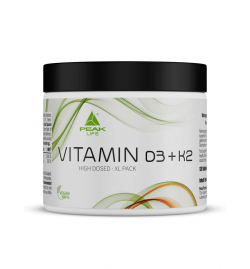 Peak Vitamin D3 + K2 120 Capsules