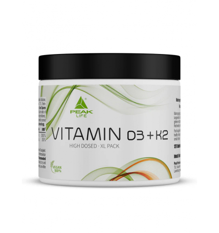 Peak Vitamin D3 + K2 120 Capsules Peak Vitamin D3 + K2 120 Capsules