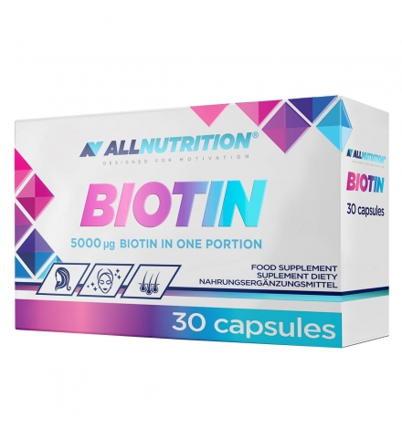 AllNutrition Biotin 5000mcg - 30Caps AllNutrition Biotin 5000mcg - 30Caps