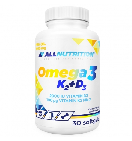 AllNutrition Omega 3+K2+D3 30 Softgels AllNutrition Omega 3+K2+D3 30 Softgels