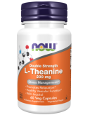 Now Foods L-Theanine Double Strength 200mg- 60VCaps