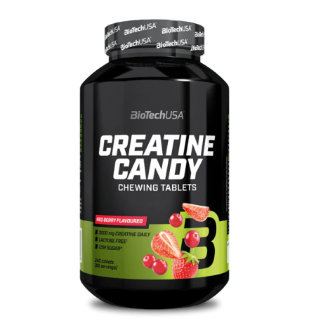 BioTech USA Creatine Candy 240 Chewing Tablets