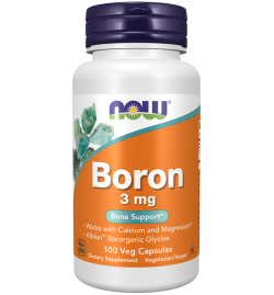 Now Foods Boron 3 mg - 100 Veg Capsules