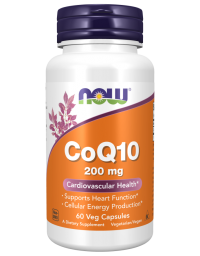Now Foods CoQ10 200mg - 60Veg Capsules