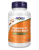 Now Foods Probiotic-10™ 25 Billion & Bifido Boost™  90Veg Capsules