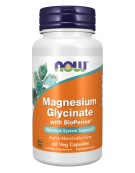 Now Foods Magnesium Glycinate with BioPerine®  60Veg Capsules