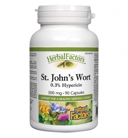 Natural Factors ST. John's Wort 300mg - 90 Capsules