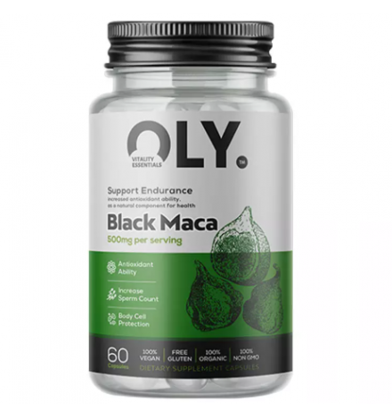 Oly Black Maca 500mg - 60 Caps