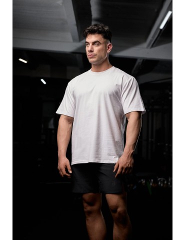 T-Shirt BioTech USA Basic Oversized White Cy Supplements
