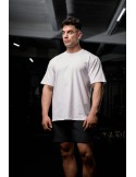 T-Shirt BioTech USA Basic Oversized White Cy Supplements