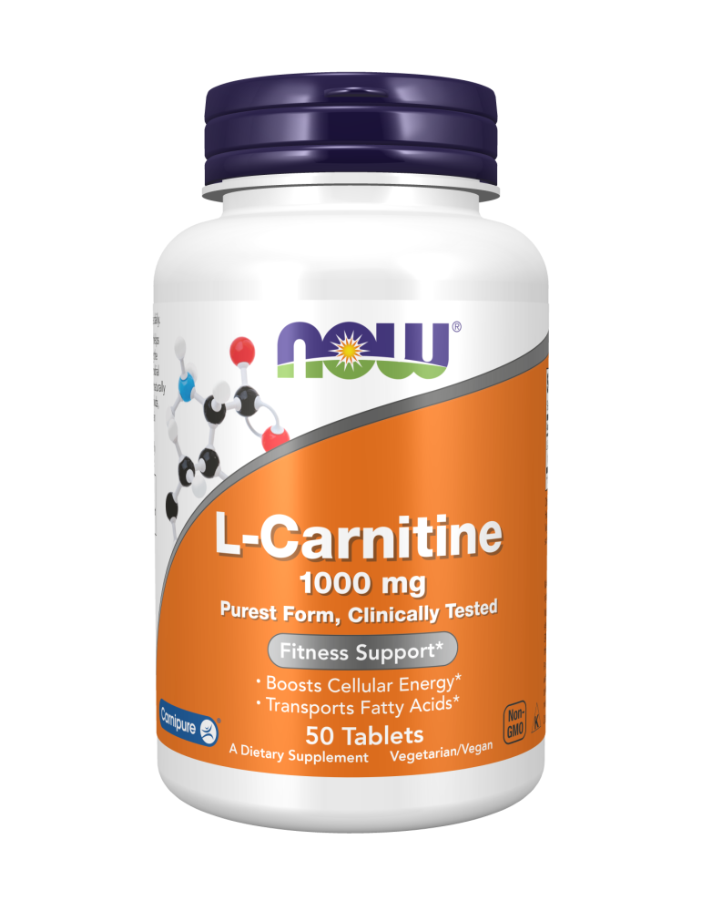 Now Foods L-Carnitine 1000mg | 50 Tabs