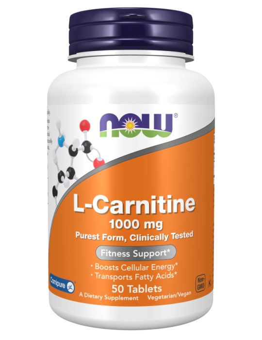 Now Foods L-Carnitine 1000mg | 50 Tabs