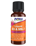 Now Foods Liquid D3 & MK-7 Cy SokSupplements