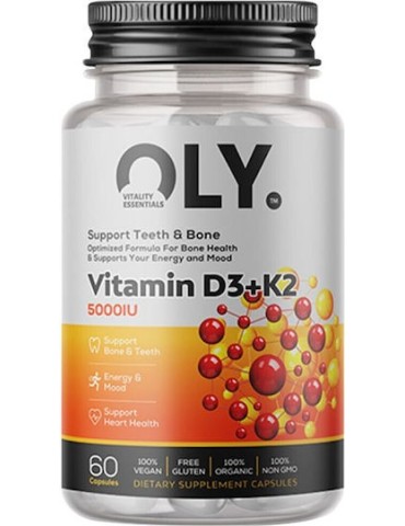 Oly Vitamin D3 5000IU & MK-7 Cy Supplements SokSupplements