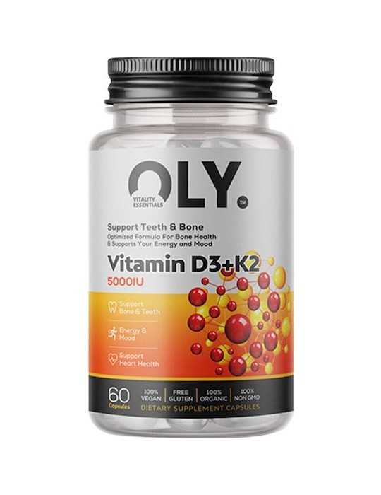 Oly Vitamin D3 5000IU & MK-7 Cy Supplements SokSupplements